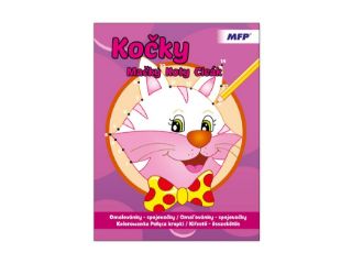 Obrázek z Omalovánky spojovačky A4 Kočky 